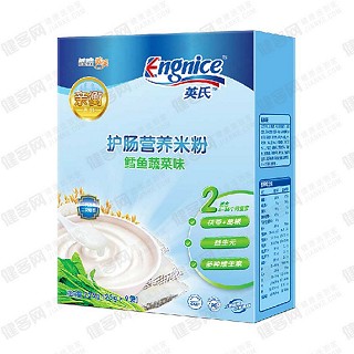 英氏护肠营养米粉2段(鳕鱼蔬菜)