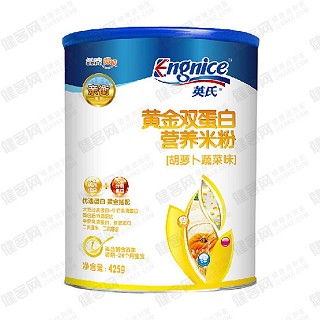 英氏黄金双蛋白米粉1段(胡萝卜蔬菜)