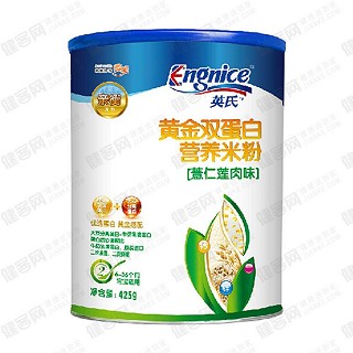 英氏黄金双蛋白米粉2段(薏仁莲肉)