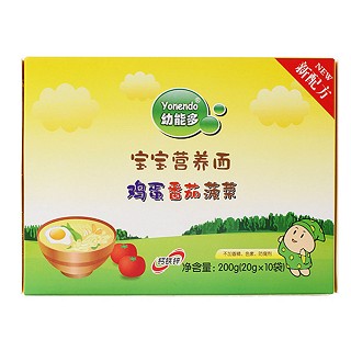 幼能多宝宝营养面-鸡蛋番茄菠菜(金物源)