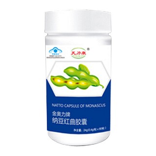 天力康 金奥力牌纳豆红曲软胶囊(华天)