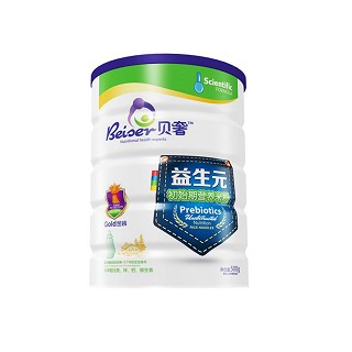 贝奢益生元核桃营养米粉(听装)