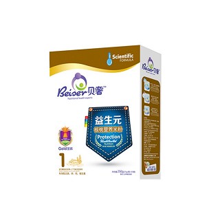 贝奢益生元核桃营养米粉(盒装)