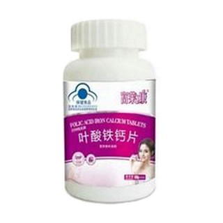 富莱康叶酸铁钙片(健林)