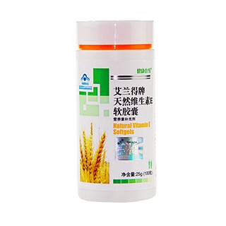 健康在线天然维生素e软胶囊(健林)
