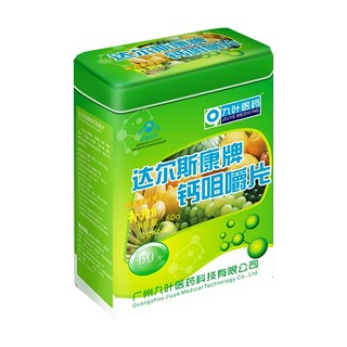 达尔斯康牌钙咀嚼片(九叶)