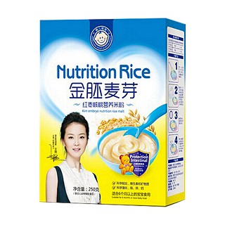 小豆丁金胚麦芽红枣核桃营养米粉(盒装)