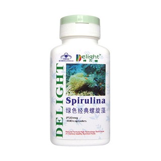 得力健绿色经典螺旋藻片软胶囊(得力健)