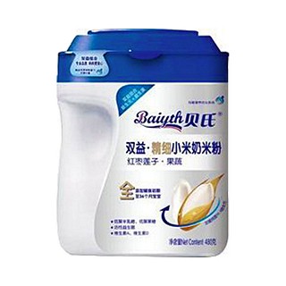 贝氏全段双益精细小米奶米粉(红枣莲子.果蔬)