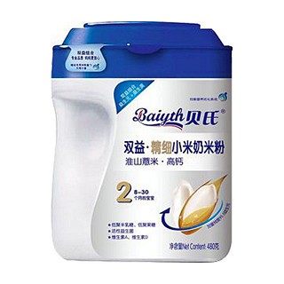 贝氏2段双双益精细小米奶米粉(淮山薏米.高钙)