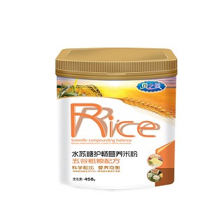 贝之篮五谷粗粮配方-水苏糖护畅营养米粉 (海蓝蓝)