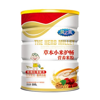 贝之篮核桃红枣-小米米粉(桶装)