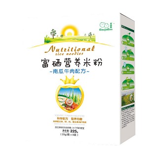 宝佳堡南瓜牛肉配方富硒米粉(盒装)