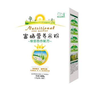 宝佳堡绿豆百合配方富硒米粉(盒装)