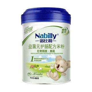 诺比利1段红枣核桃果蔬益生元护肠配方米粉(铁罐)