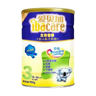 爱贝加立体营养幼儿配方奶粉3段(贝康)
