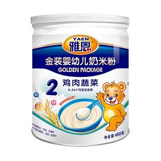 雅恩金装婴幼儿奶米粉鸡肉蔬菜(天地和)