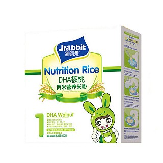 跳跳兔贡米胚芽dha核桃营养米粉(吴城)