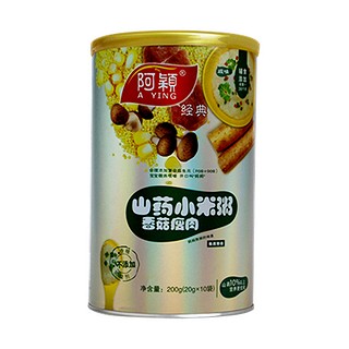 阿颖经典山药香菇瘦肉小米粥(阿颖金山药食品)