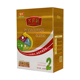 优典高营养较大婴儿系列羊奶粉2段盒装(宏兴万贝)