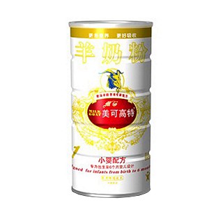 美可高特小婴配方羊奶粉1段(白罐)