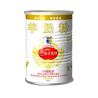 美可高特小婴配方羊奶粉1段(白罐)