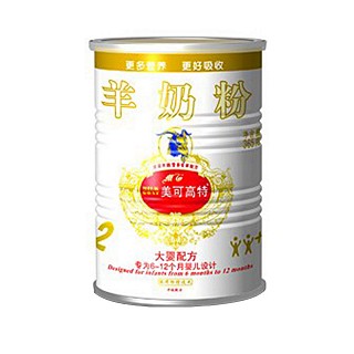 美可高特大婴配方羊奶粉2段(白罐)