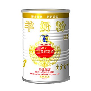 美可高特幼儿配方羊奶粉3段(白罐)