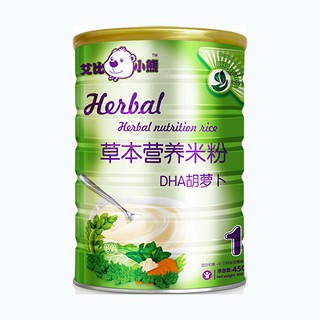 艾比小熊dha胡萝卜草本营养米粉(和欣实业)