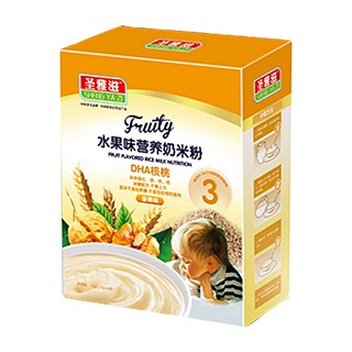 圣雅滋水果味营养奶米粉dha核桃(香蕉味)