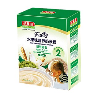圣雅滋水果味营养奶米粉绿豆百合(雪梨味)