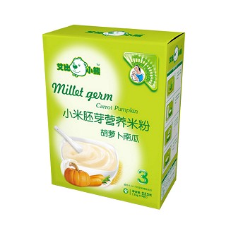 艾比小熊胡萝卜南瓜小米胚芽营养米粉(和欣实业)