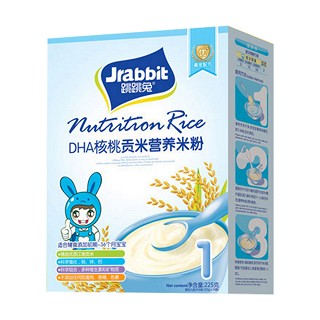 跳跳兔贡米胚芽dha核桃营养米粉(吴城)