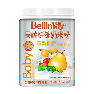 贝丽美雪梨枇杷果蔬纤维米粉(塑罐)