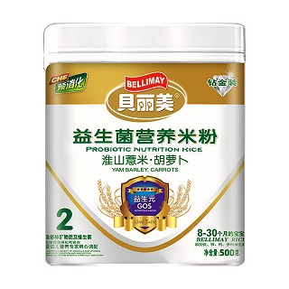 贝丽美2段淮山薏米胡萝卜米粉(罐装)