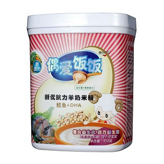 偶的饭饭新优抗力羊奶米粉(鳕鱼dha)