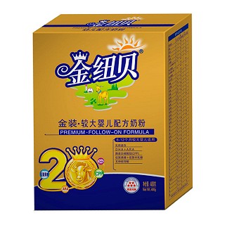 金纽贝金装较大婴儿配方奶粉2段(纽贝斯特)