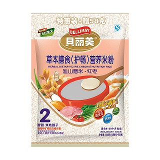 贝丽美2段益胃莲子红枣营养米粉(袋装)