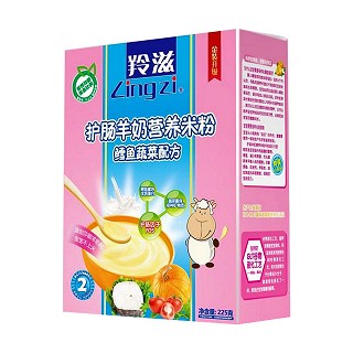 羚滋 护肠羊奶营养米粉鳕鱼蔬菜配方2段(关山)