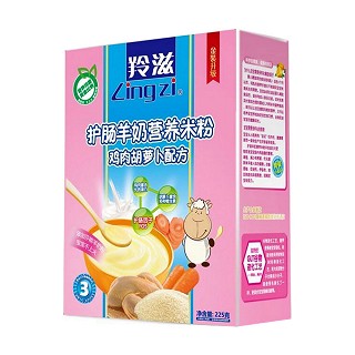 羚滋 护肠羊奶营养米粉鸡肉胡萝卜配方3段(关山)