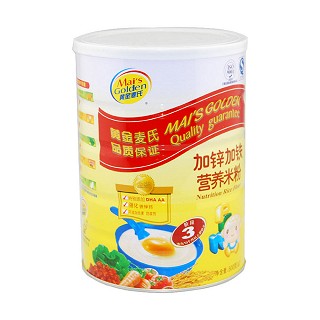 黄金麦氏加锌加铁营养米粉(智多星)