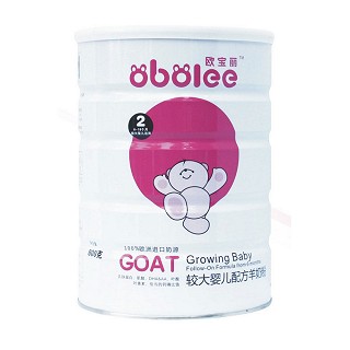 欧宝丽较大婴儿配方羊奶粉2段(金薄金生态)
