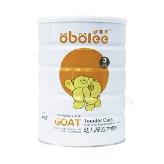 欧宝丽 幼儿配方羊奶粉3段(金薄金生态)