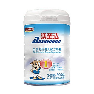 澳圣达金装初生婴儿配方奶粉1段(多能多)