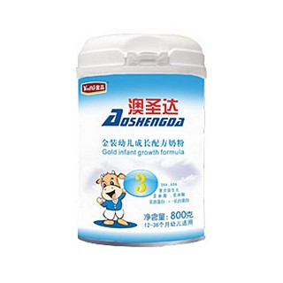 澳圣达金装幼儿成长配方奶粉3段(多能多)