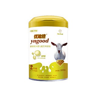 优能佳金钻较大婴儿配方羊奶粉2段(多能多)