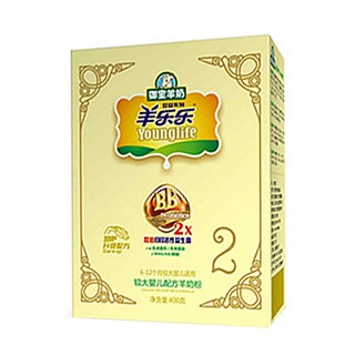 羊乐乐 双益系列较大婴儿配方羊奶粉2段(羊乐乐)
