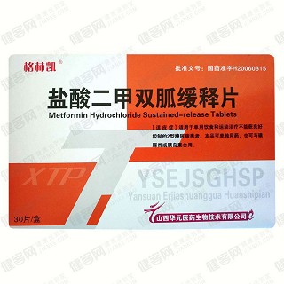 盐酸二甲双胍缓释片(格林凯)