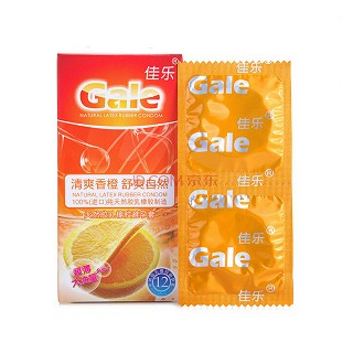 佳乐天然胶乳橡胶避孕套(香橙香)
