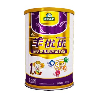 羊优优 金钻婴儿配方羊奶粉1段(百跃)
